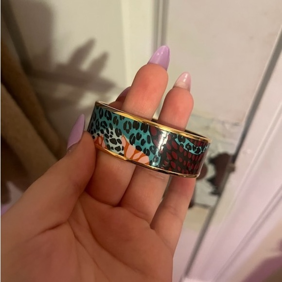 Hermes Enamel Wide Bangle Bracelet - Picture 8 of 8